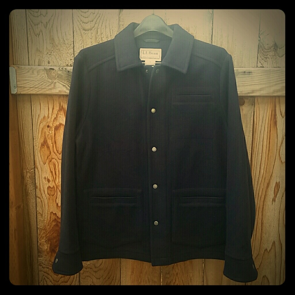 L.L. Bean 100% Wool Coat size M